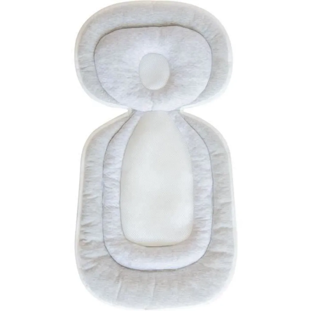 Cale Bébé Domiva 3D Body Pad Gris en Coton et Polyester 32.5 x 65 cm