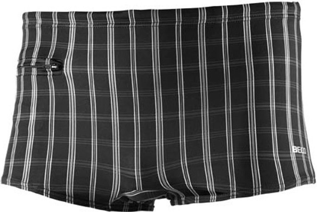 Schwimmstämme Herren Polyamid/Elasthane Schwarz/Weiß Größe 4xl