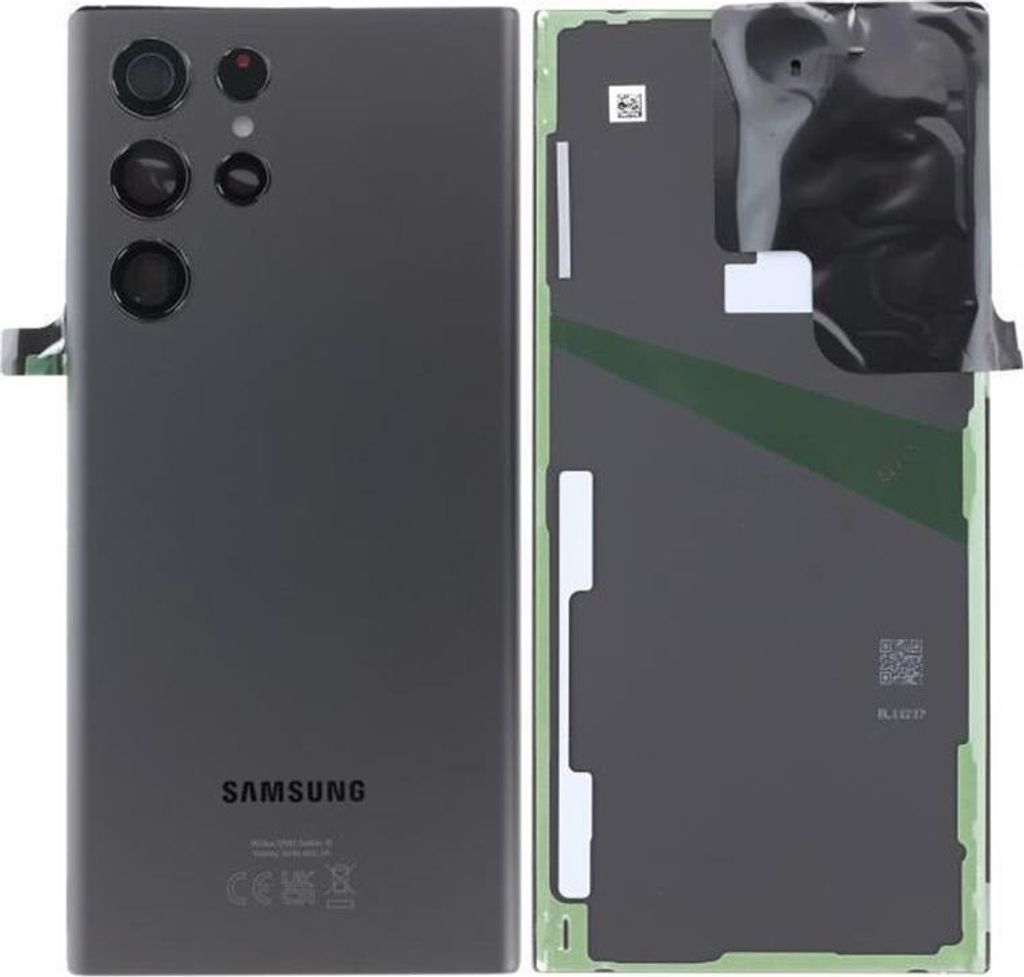 SMT - Akkudeckel Backcover Batterie Deckel Phantom Schwarz Produktbild 1