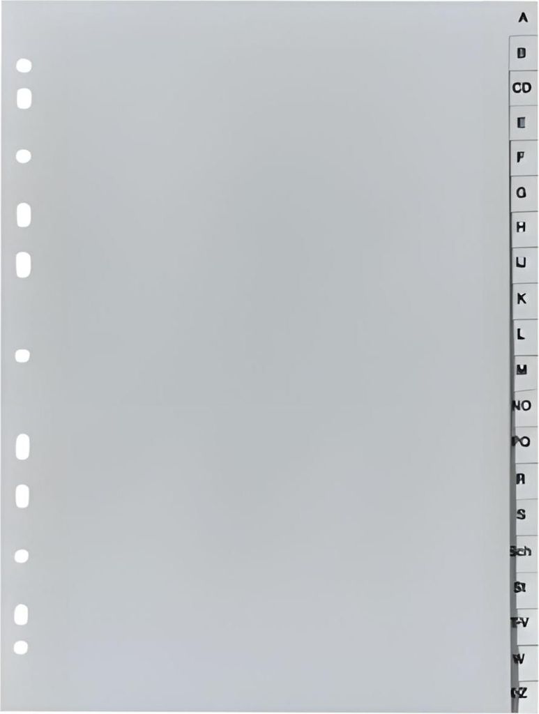 Herlitz Register 20tlg A4 PP A-Z A4 Image du produit 
