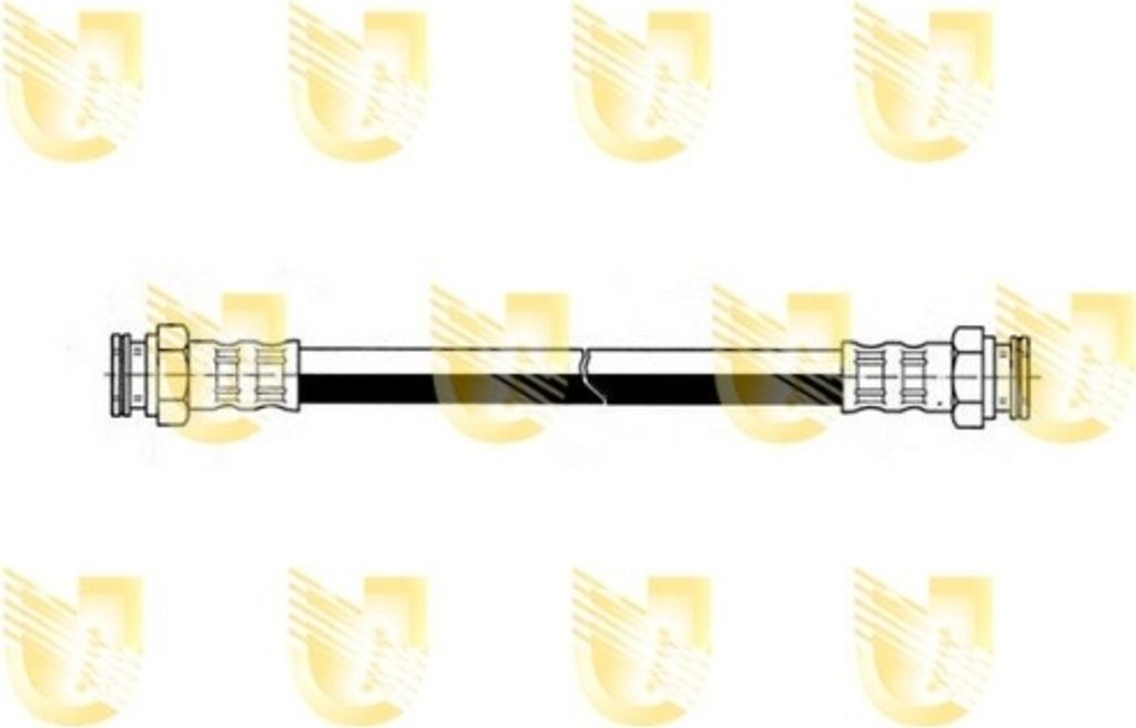 1 Bremsschlauch UNIGOM 372390 für FIAT LANCIA, Hinterachse beidseitig