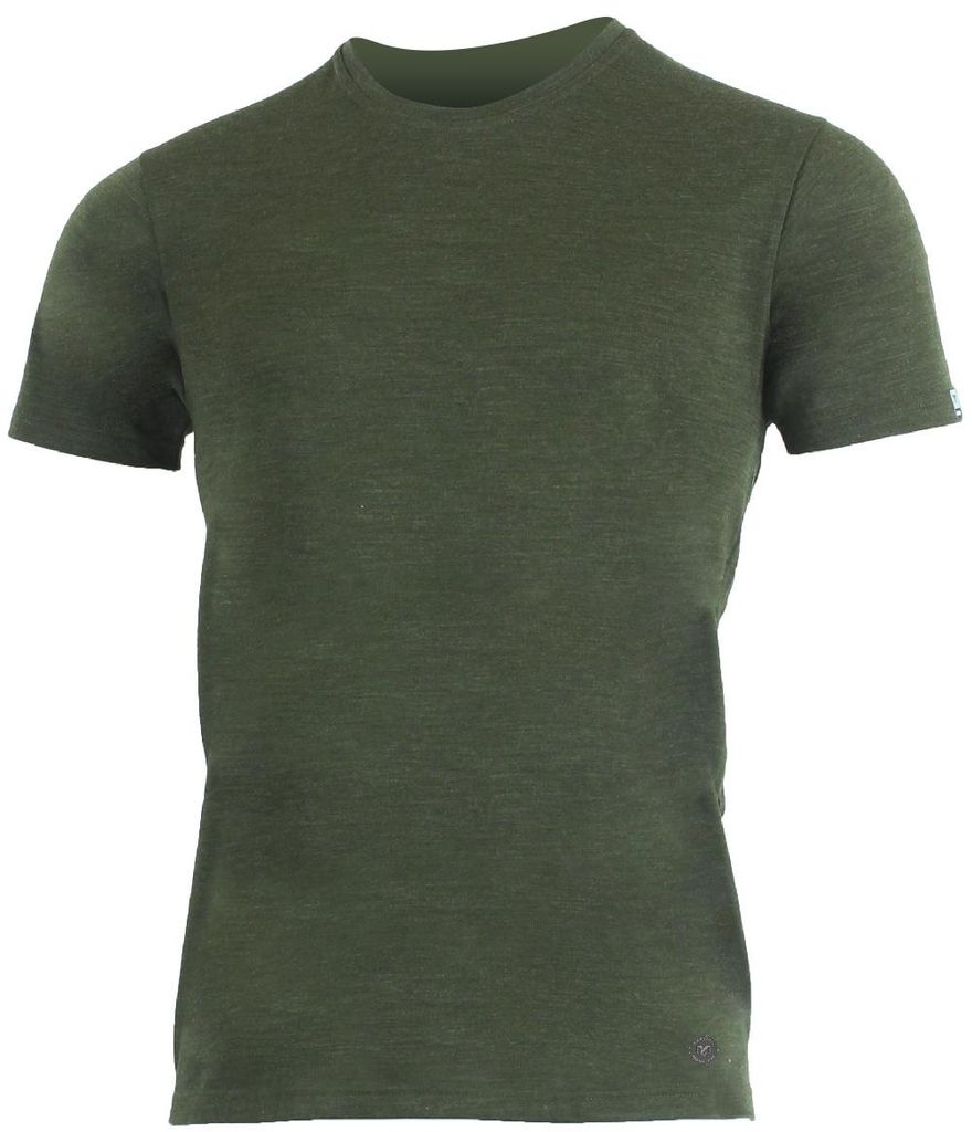 CHUAN Herren Merino-Kurzarm-T-Shirt