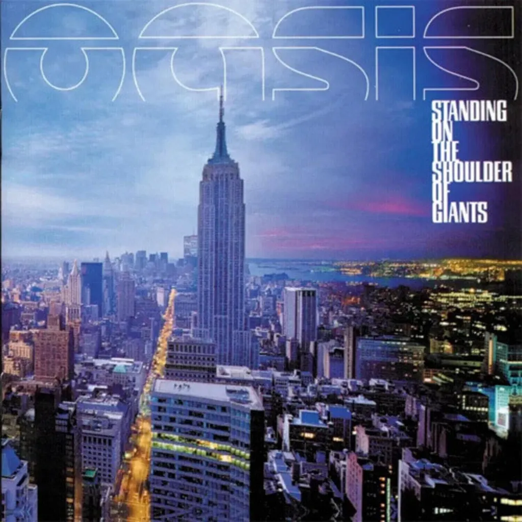 Oasis Standing On The Shoulder Of Giants Vinyle Argenté 25e Anniversaire