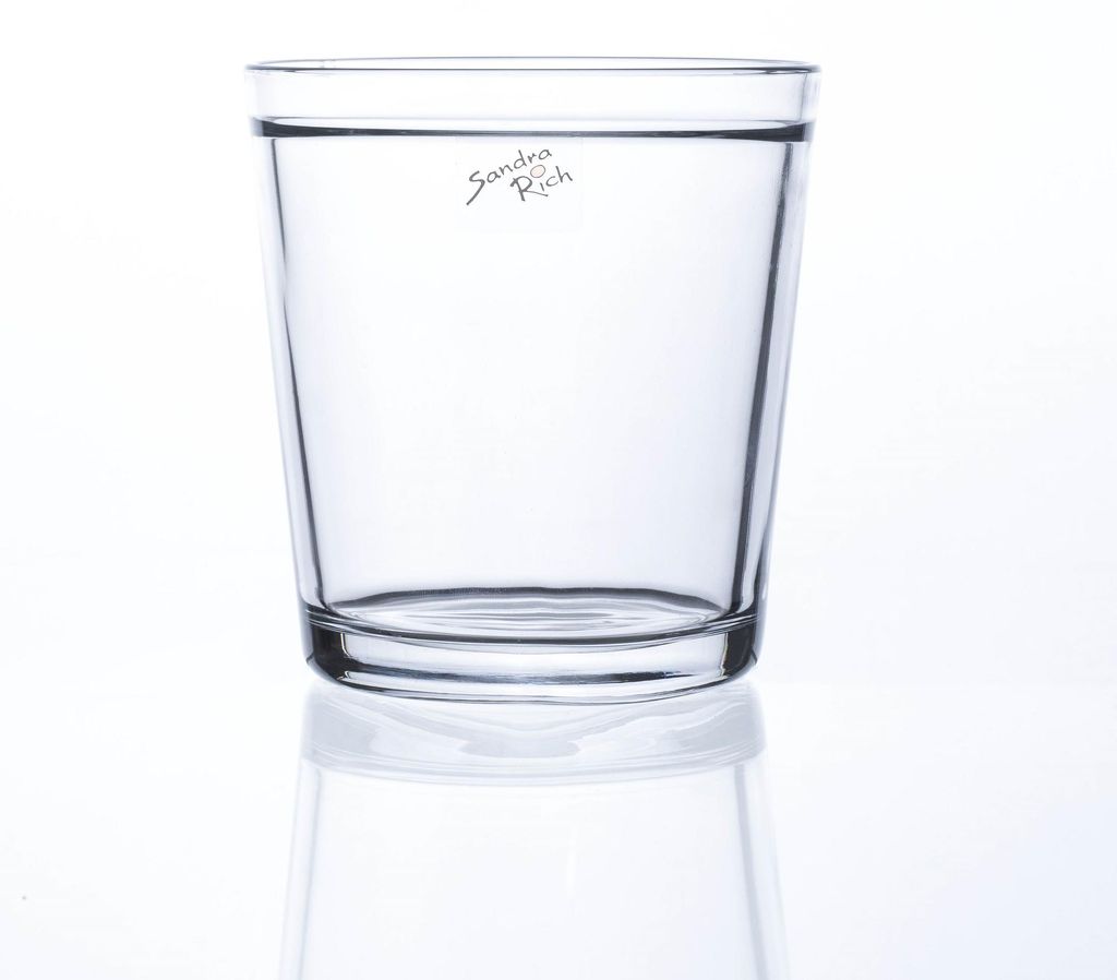 Glas Orchideentopf, Blumentopf ORCHID H. 13,5cm D. 12,5cm Produktbild 