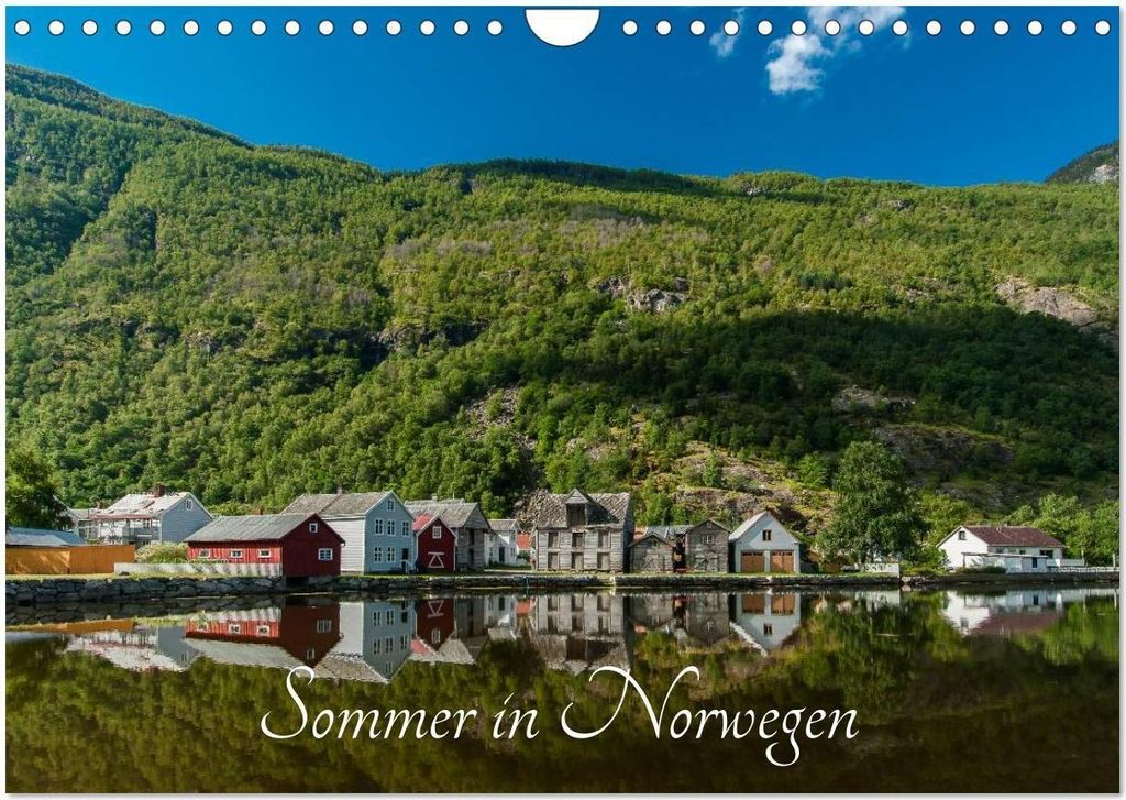 Sommer in Norwegen (Wandkalender 2026 DIN A4 quer), CALVENDO Monatskalender