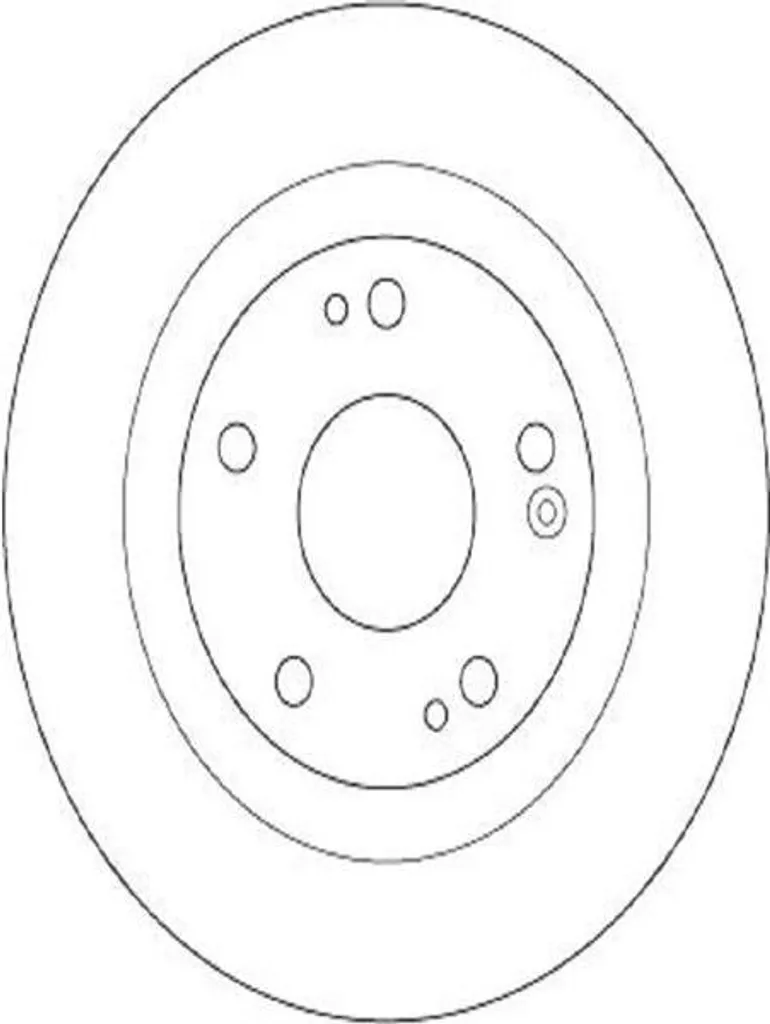 Jeu de disques de frein ventilés TRW 282mm pour Honda Civic X FC FK
