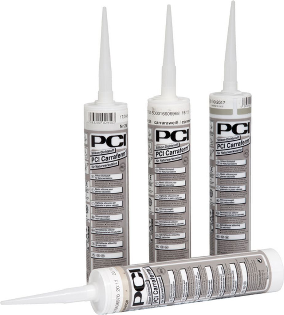 PCI Carraferm Silikon-Dichtstoff 12 x 310 ml - 47 Anthrazit