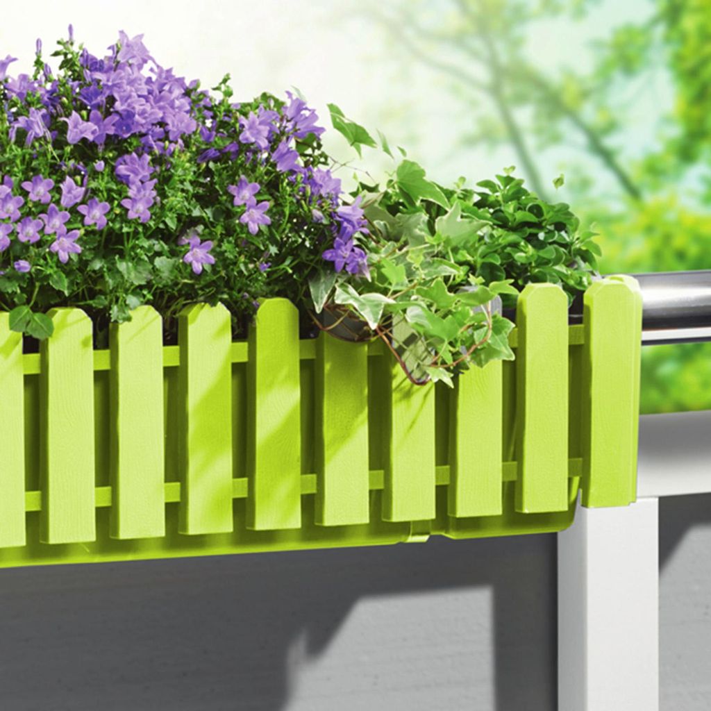 Blumenkasten mit Wasserspeicher Nessa 75 cm Grn