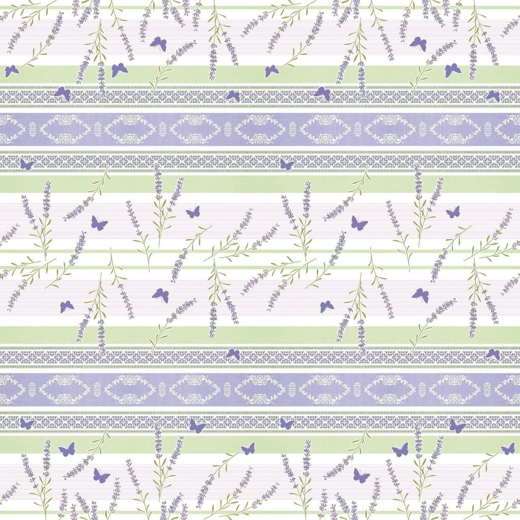 Airlaid Tischdecke Frieda, 80 x 80 cm, 20 Stück - Mank - Floral Lavendel