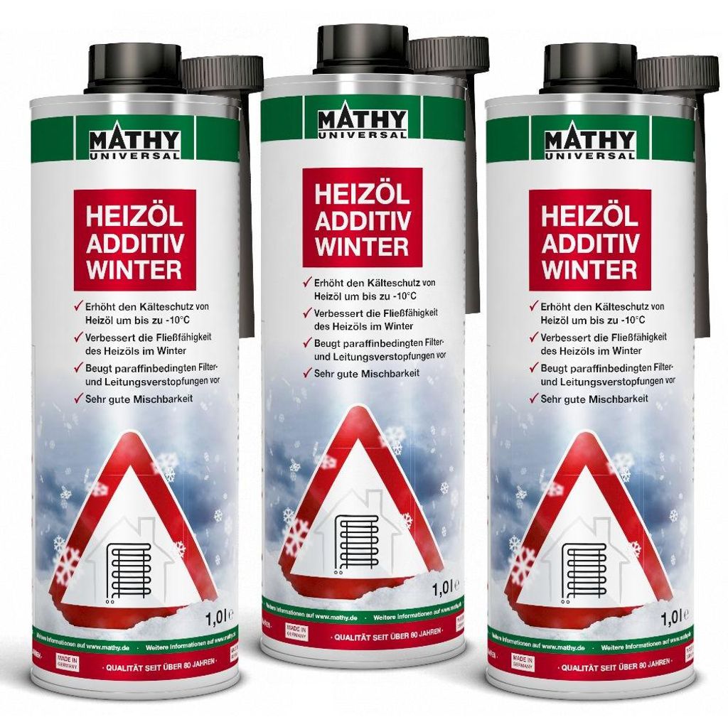 MATHY SPEZIAL-H Winter Heizöl-Additiv 3 x 1,0 l Produktbild 
