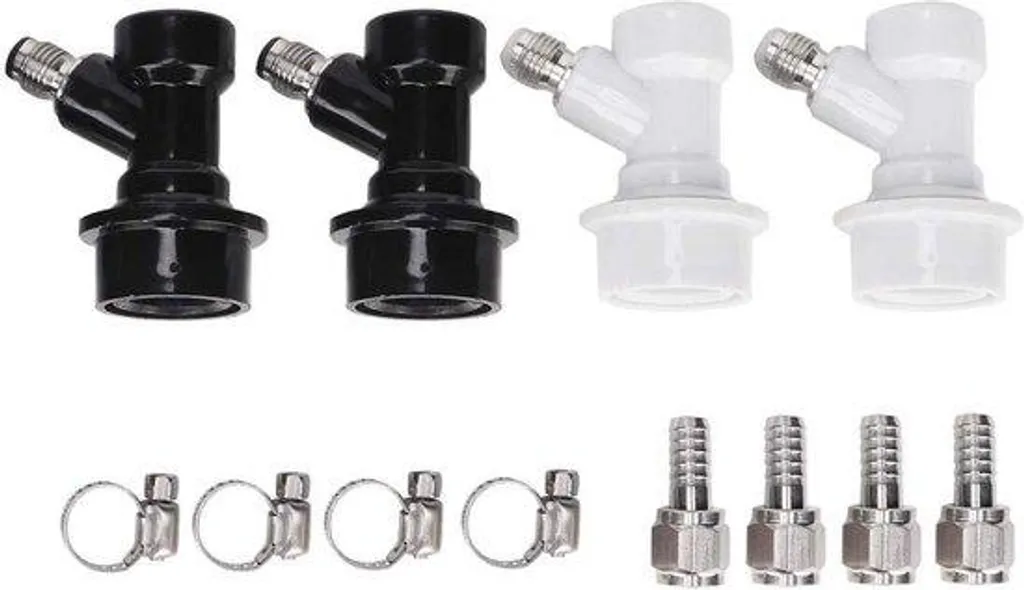 Pince multi-raccords Ball-Lock 4 voies en plastique rigide pour brassage