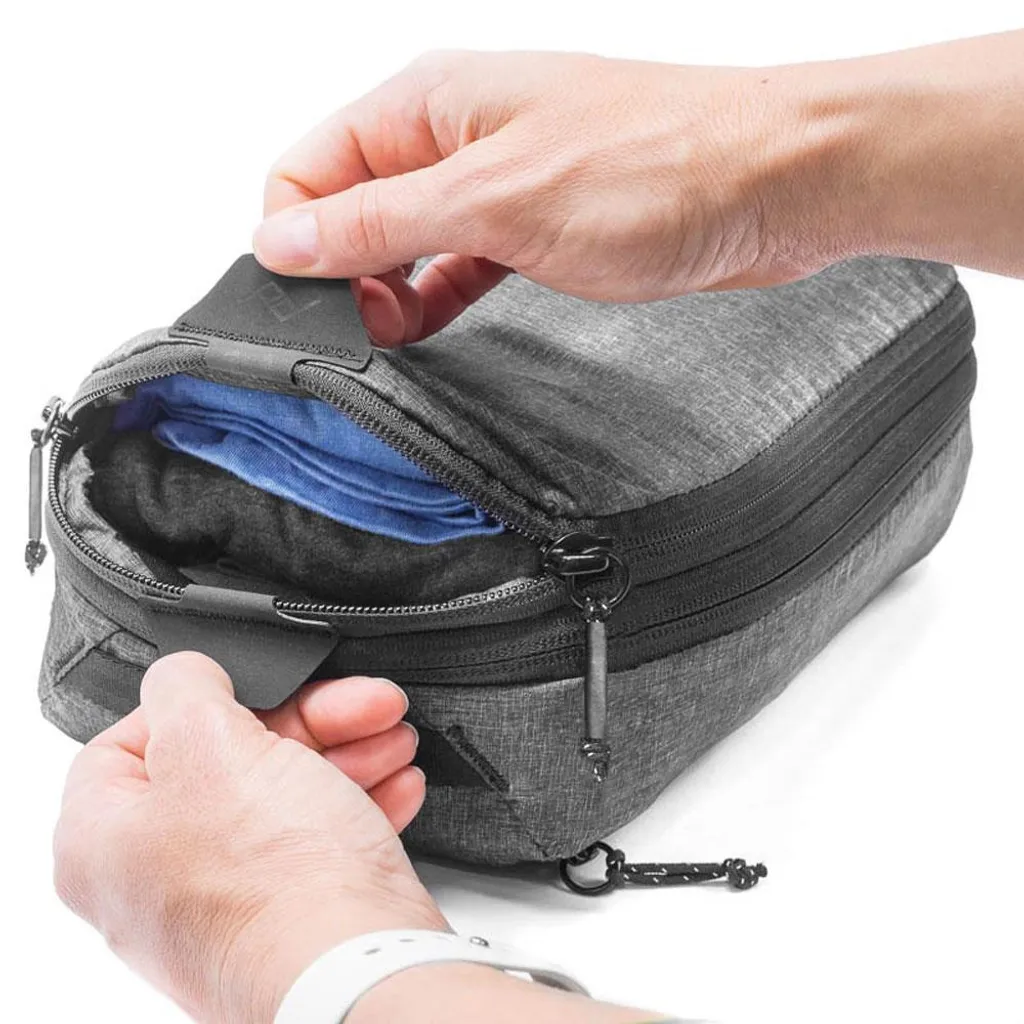 Packing Cube Small Peak Design 9L Charcoal : Compression et Nylon Ripstop - 4