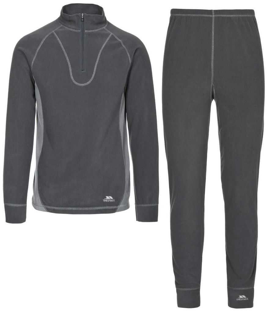 Trespass Thriller - B Unisex M/Fleece Base Layer Cement X
