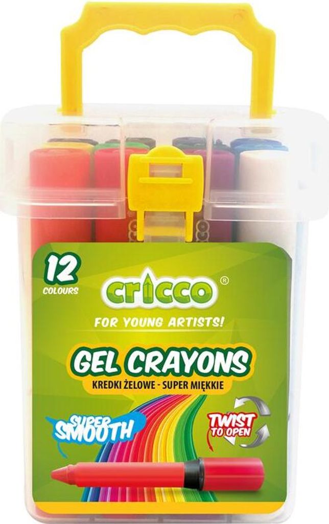 Cricco Twist Gel Buntstifte 12 Farben Patrone CR352PB12