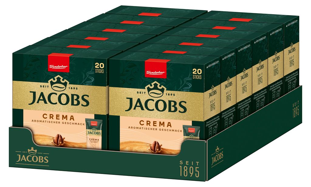 Jacobs Crema, löslicher Kaffee, Instantkaffee, Instant Immagine del prodotto 