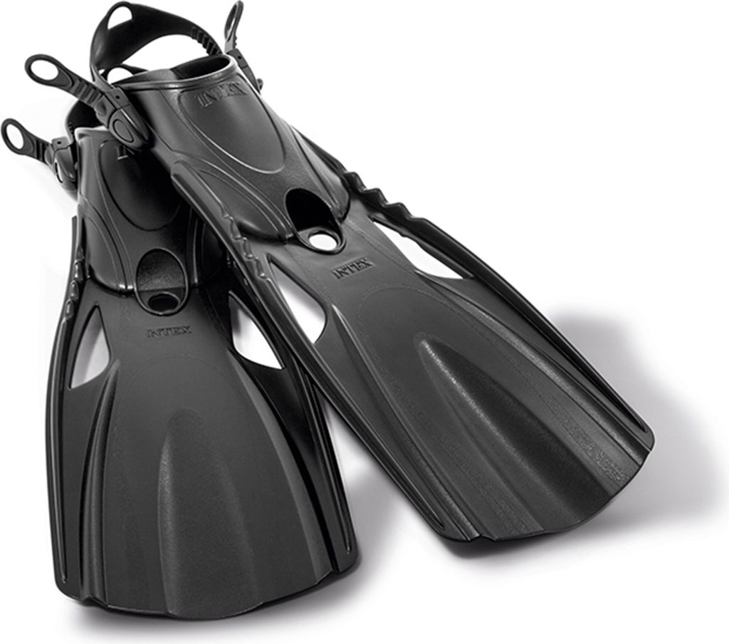 Intex 55634 Aquaflow Sport Super Sport Zwemvliezen 38-40 Zwart
