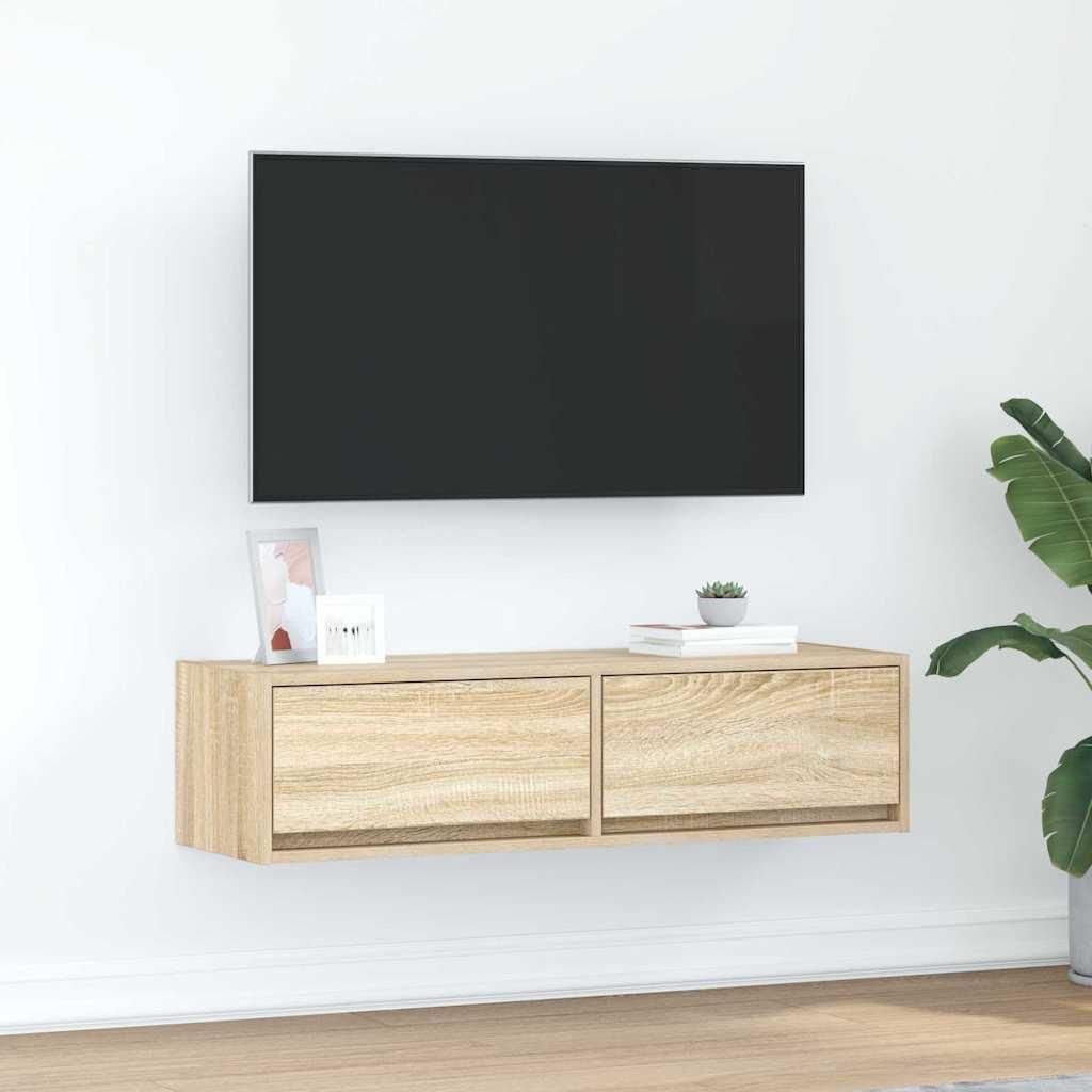 Maison Exclusive - TV-Schränk Sonoma-Eiche 100 x 31 x 25,5 cm Holzwerkstoff