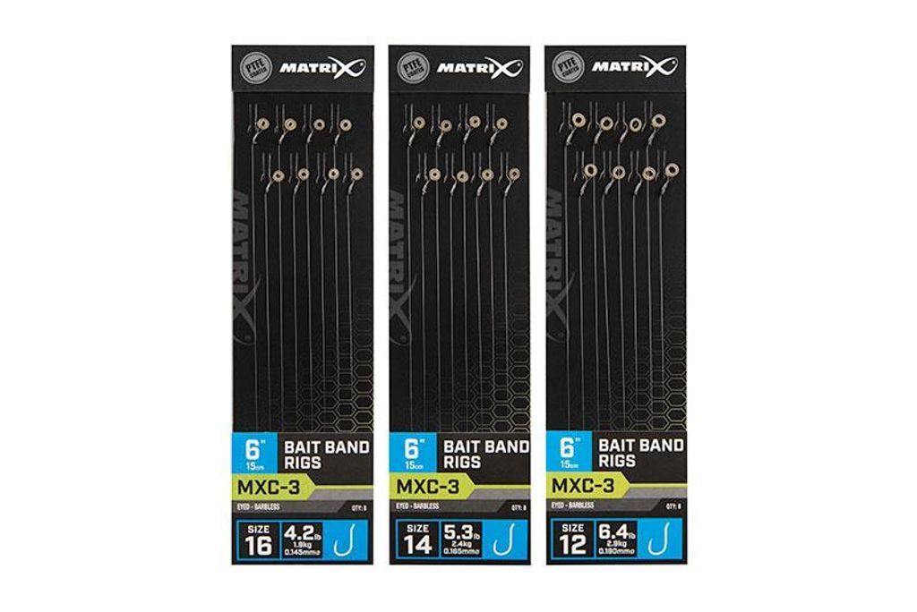 Matrix MXC-3 Bait Band Rigs 15cm - Gr. #16 / 0,145mm