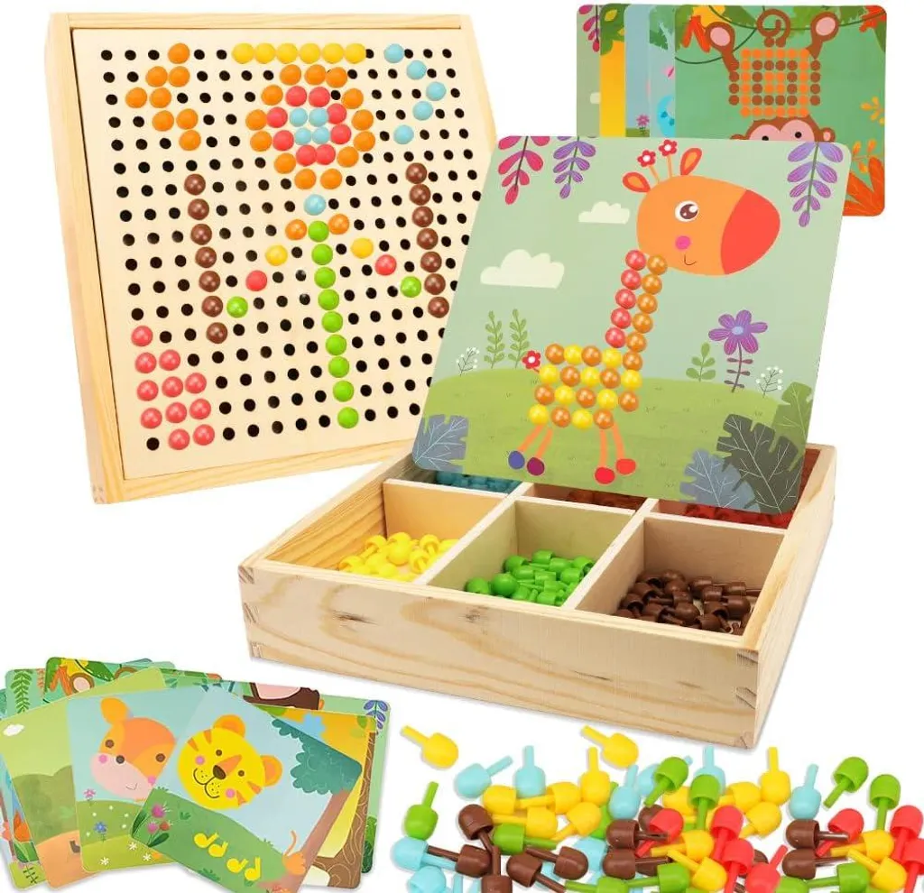 Jeu d'encastrement Montessori idéal pour l'éveil à la maison
