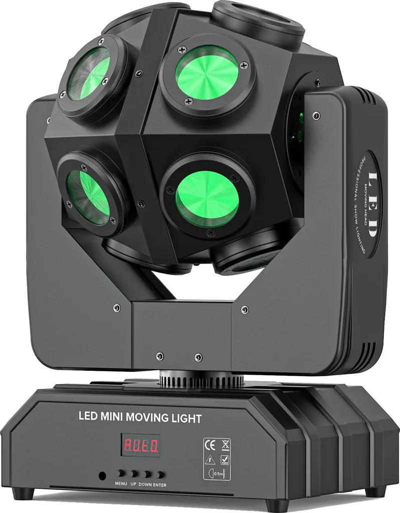 Lumière Moving Head ZQ02096 Effets RGBW avec Modes de Contrôle Polyvalents