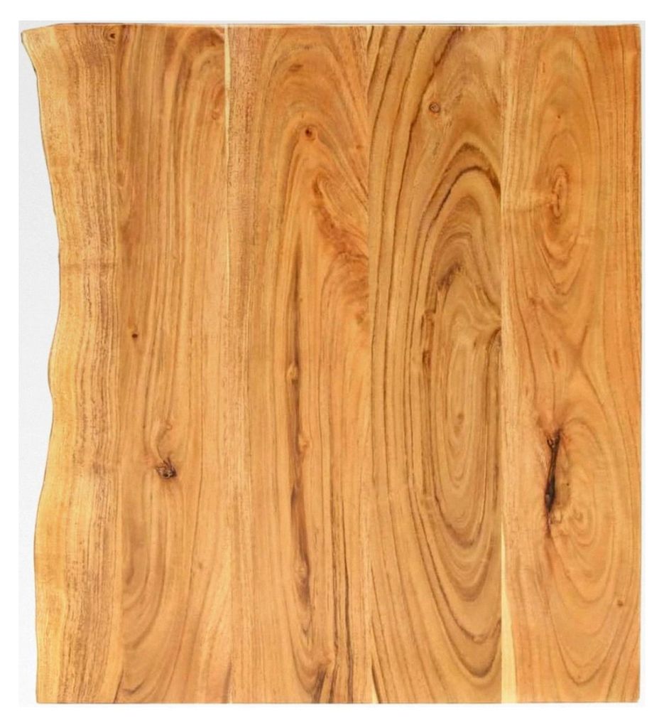 Waschtischplatte aus Akazie, Ablage für Badezimmer, Ersatzteil, 58 x 52 x 3,8 cm