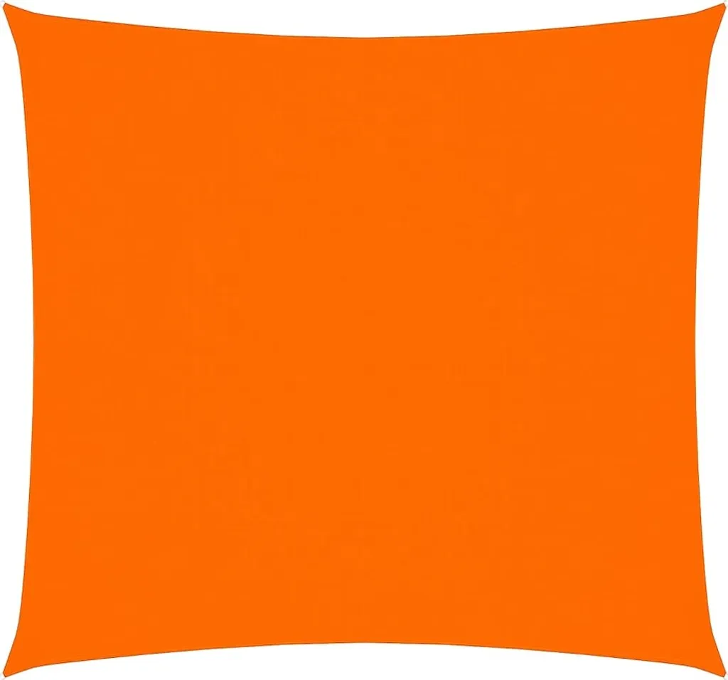 Vela Parasole Impermeabile 3,6x3,6 m Arancione - Tessuto Oxford vidaXL