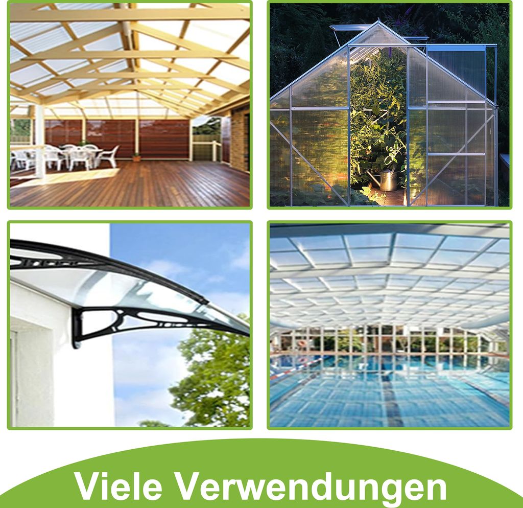 UISEBRT 14 X polykarbonátová dutá komora Twin-Wall Sheet Obrázok produktu 9