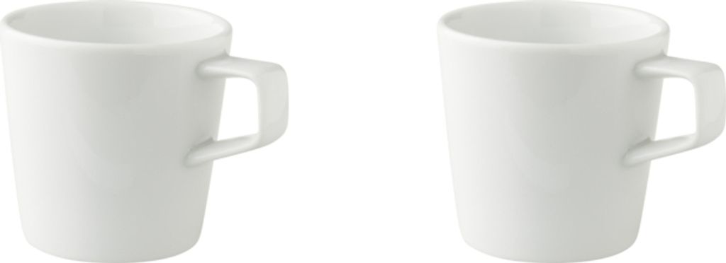 Palmer White Delight, Kaffeebecher, 25 cl, 2 Stück, weiß Porzellan