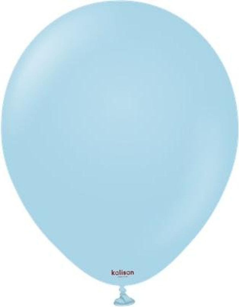 Balony Kalisan Macaron Blue, niebieski, 13 cm, 100 szt. Zdjęcie produktu 