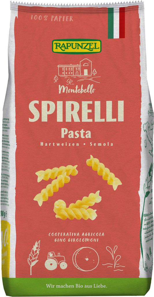 Rapunzel  Spirelli Semola 500g Produktbild 