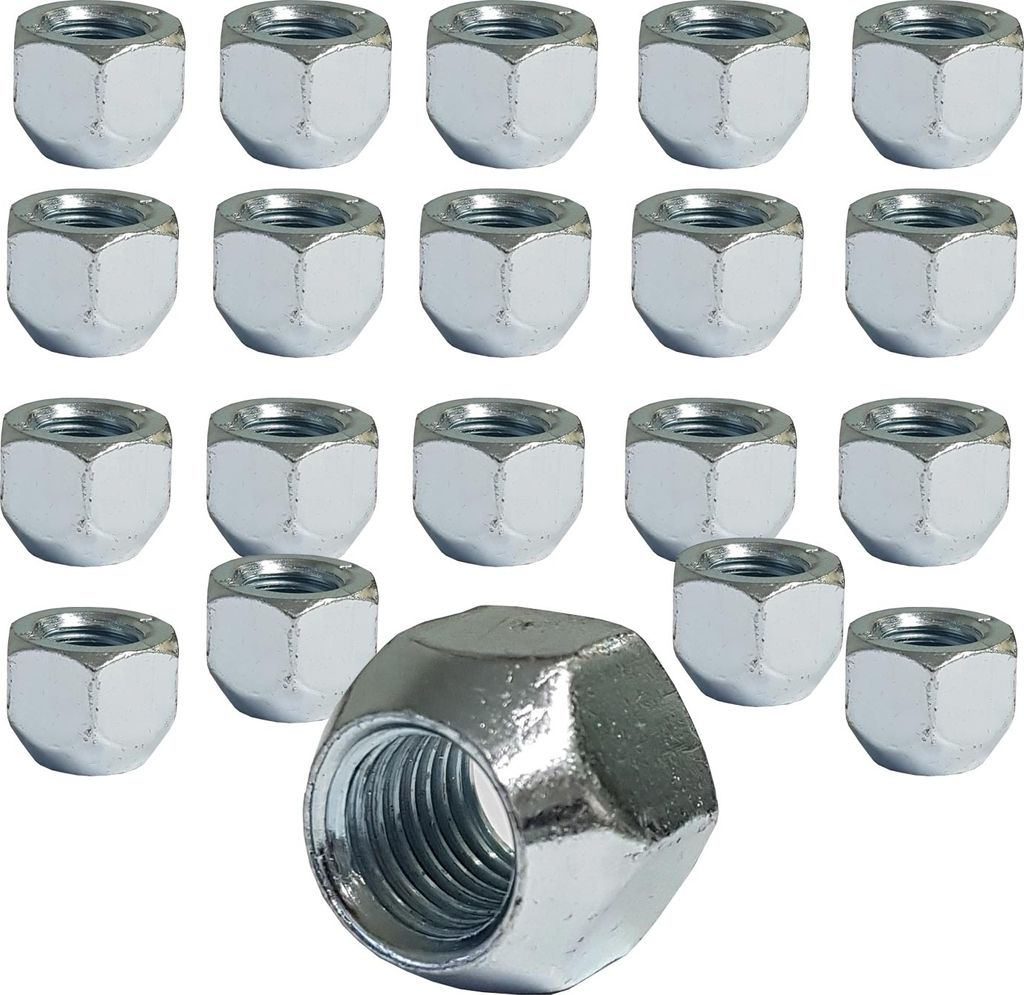 20x Radmutter M12x1,5 60° Kegelbund offen ohne Bund für Produktbild 
