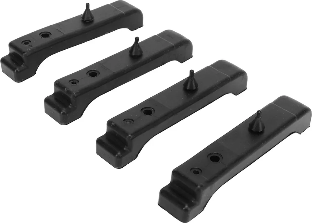 4 pezzi 4-core gomma radiatore supporto pastiglie 4012 326 682S sostituzione pastiglie di montaggio per Chevelle Impala Camaro