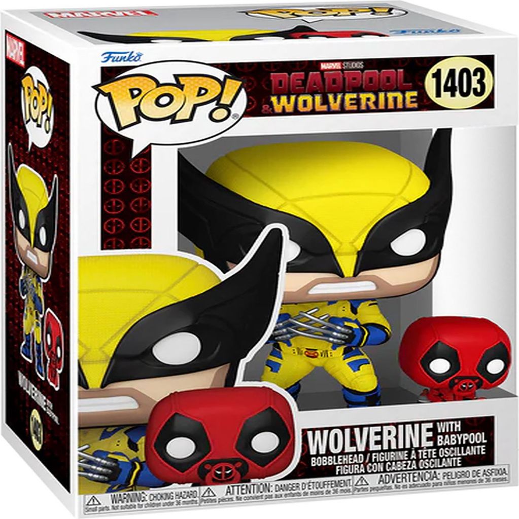 Deadpool & Wolverine - Wolverine With Babypool 1403 - Funko Produktbild 