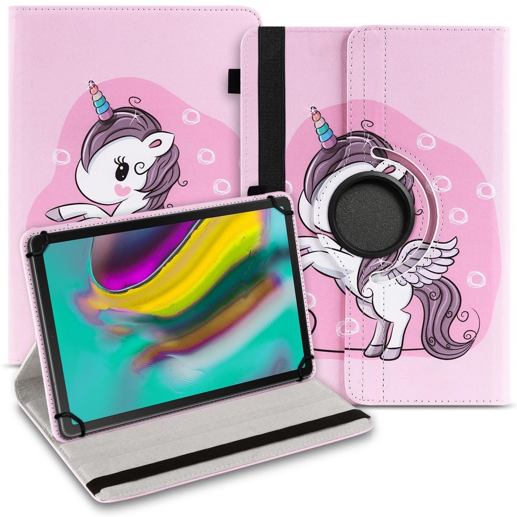 Tablet Hülle für Samsung Galaxy Tab S5e Tasche Schutzhülle Case Cover DrehbarFarben:Motiv 13