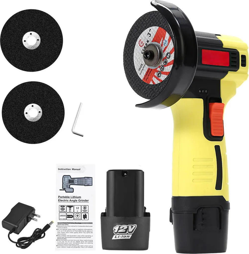 Smerigliatrice Ricaricabile 1 Batteria UE - Potenza Senza Fili