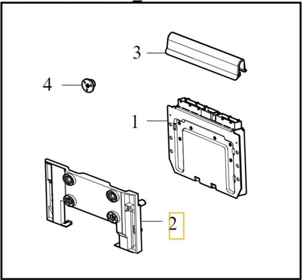 Support unité de contrôle suspension active pour Volvo XC90 II - 4