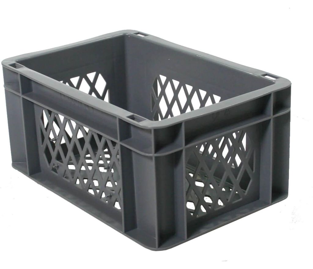 Caisse à vélo Caisse à bagages Mini Gris 30x20x14,5 cm Image du produit 