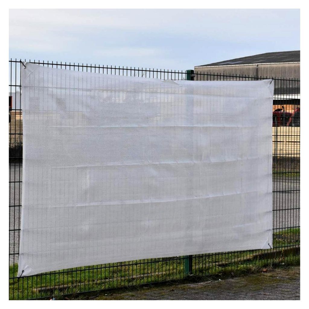 Bauzaunnetz (weiß, 1,80 m x 3,45 m)