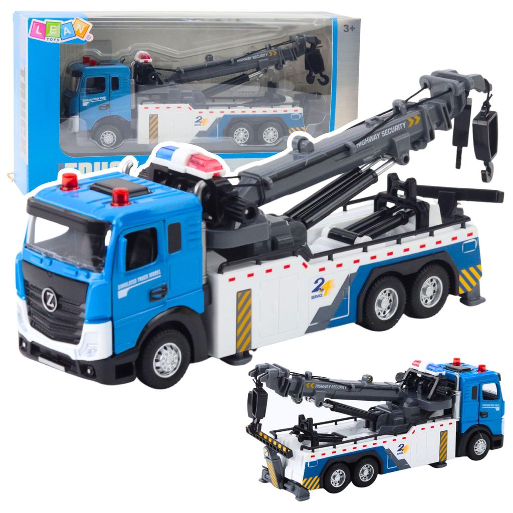 Fahrzeugkran, Abschleppwagen, Metallkabine, Lichter, Produktbild 