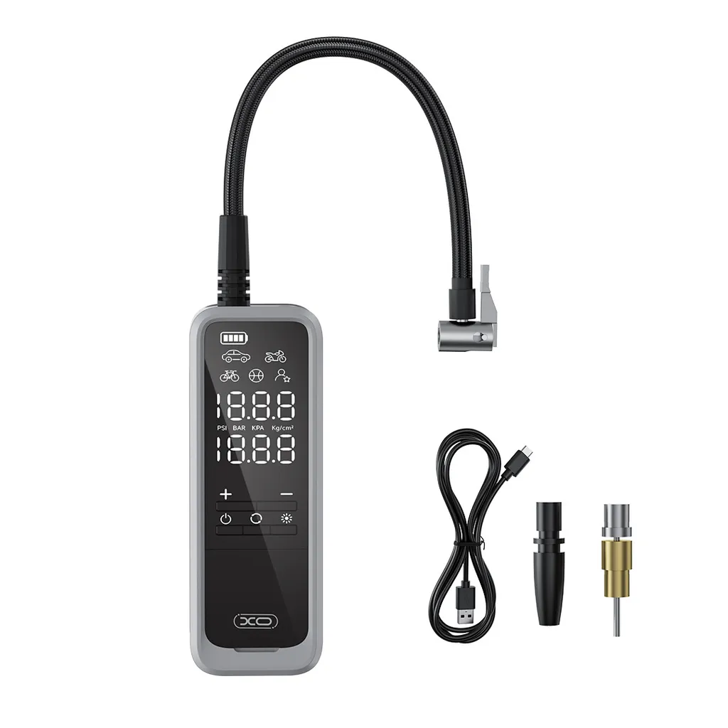 Gonfleur XO CZ018 portable avec Powerbank intégrée et lampe de secours