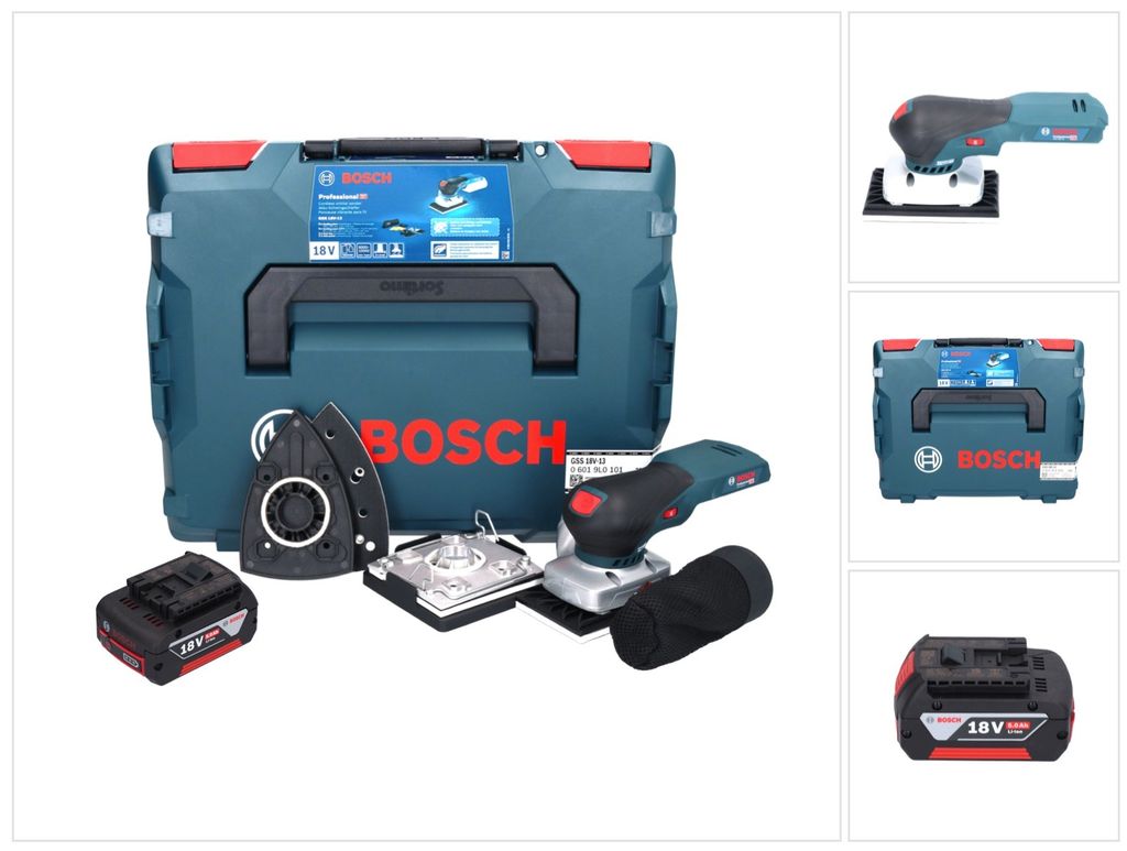 Bosch GSS 18V-13 Akku Schwingschleifer 18 V + 1x Akku 5,0 Produktbild 