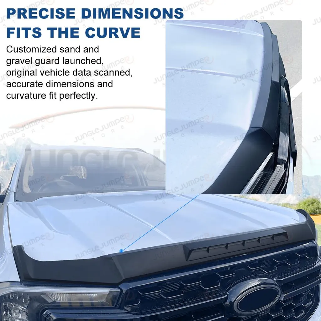Déflecteur d'air pour ventilation de capot automobile de voyage - 4