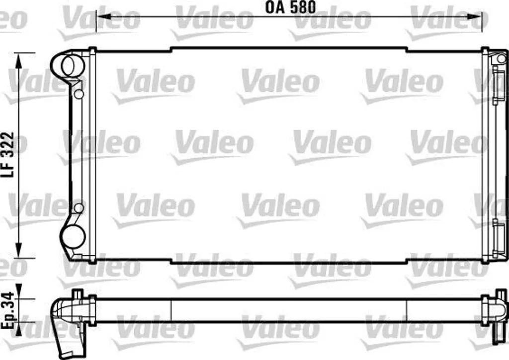 Évitez la Surchauffe Moteur Punto et Idea avec le Radiateur Valeo 732913