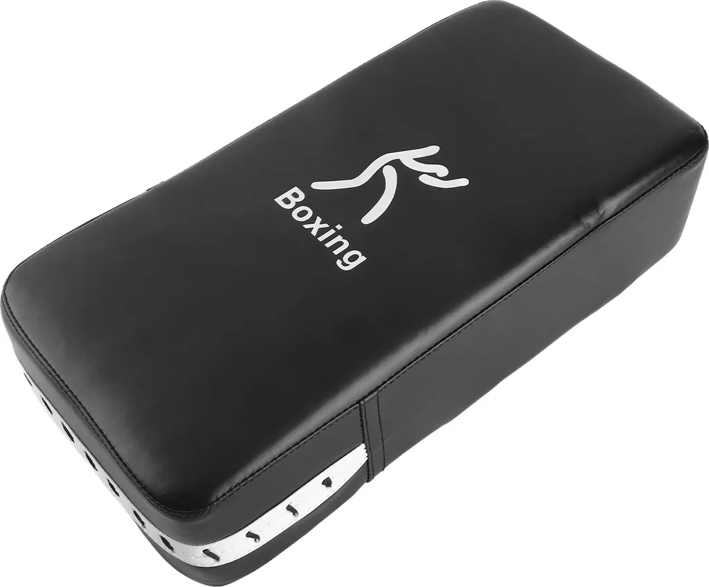 Kick Pad Boxe Protection Bras Anti-Choc pour MMA et Muay Thai Cuir Noir