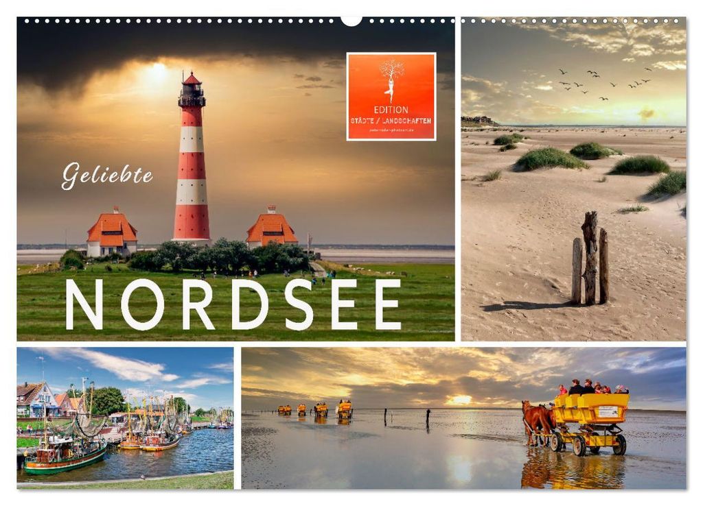 Geliebte Nordsee (Wandkalender 2027 DIN A2 quer), CALVENDO Monatskalender