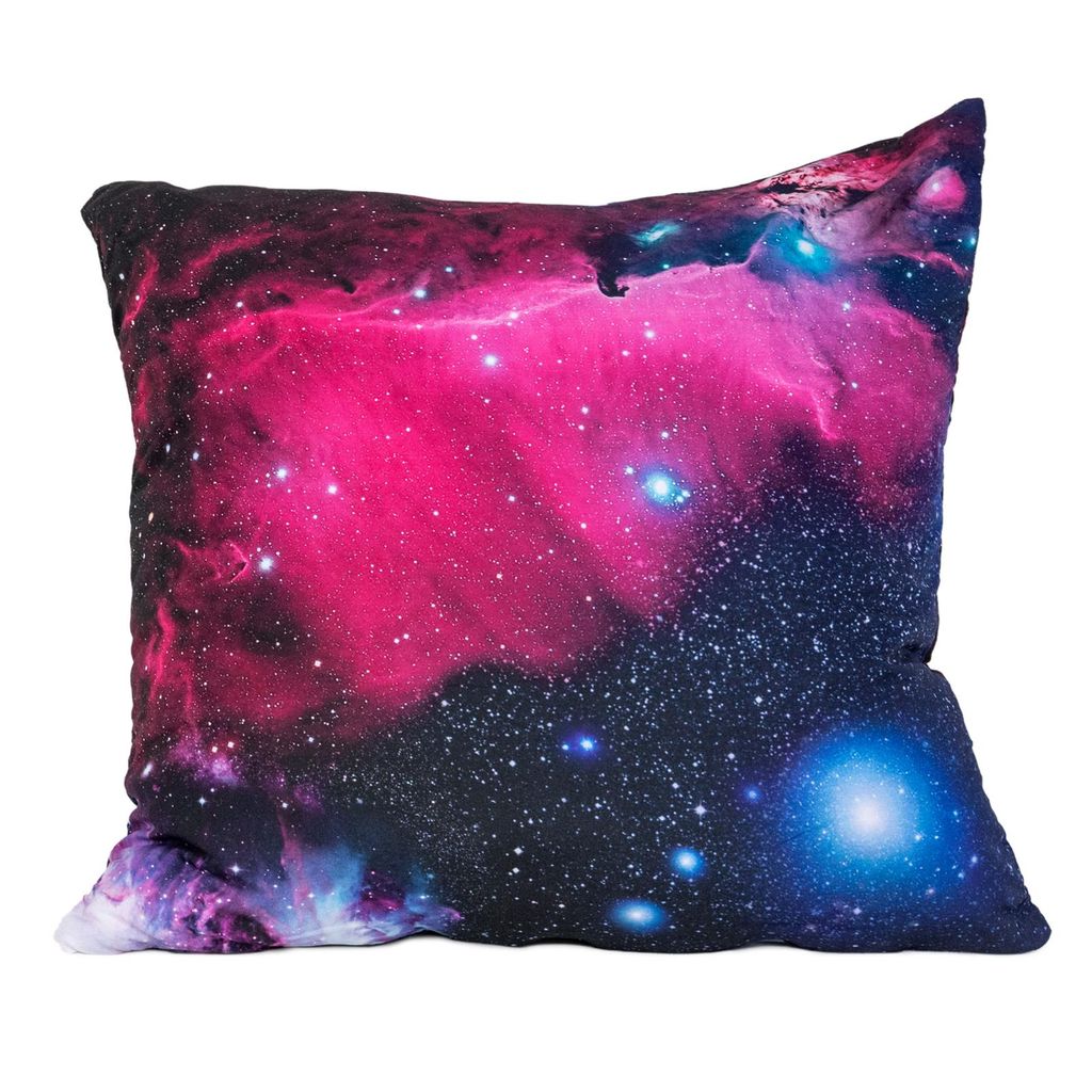 cosey Kissenbezug 45x45, Kissenhülle mit Motiv für Dekokissen, Sofakissen – verschiedene Motive Polyester D10 Galaxy Pink