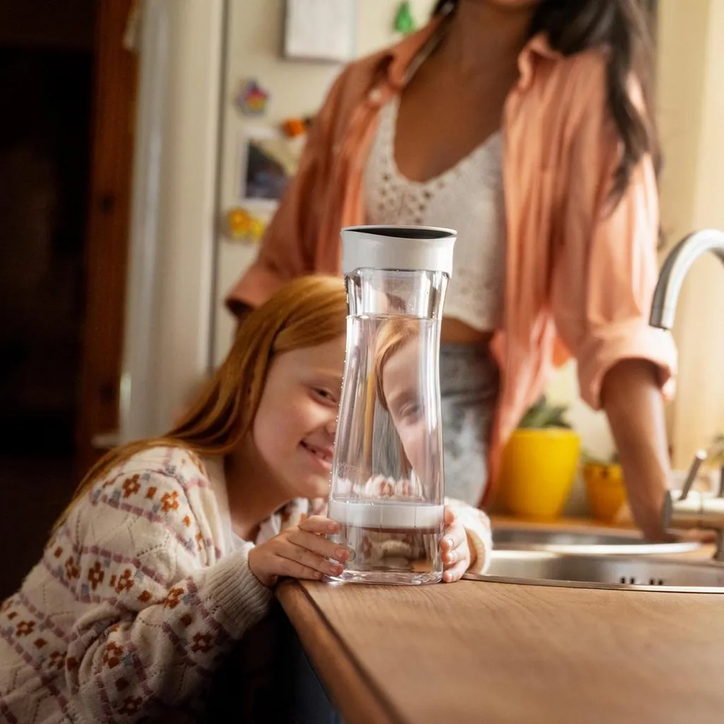Carafe filtrante Brita Fill & Serve 1,3L Gris Foncé - Eau filtrée pure - 10