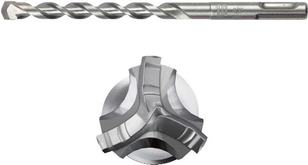 Heller Tools Bionic 15622 Carbide metal Hammer drill bit 6 mm Total length 110 mm SDS-Plus 1 pc(s)