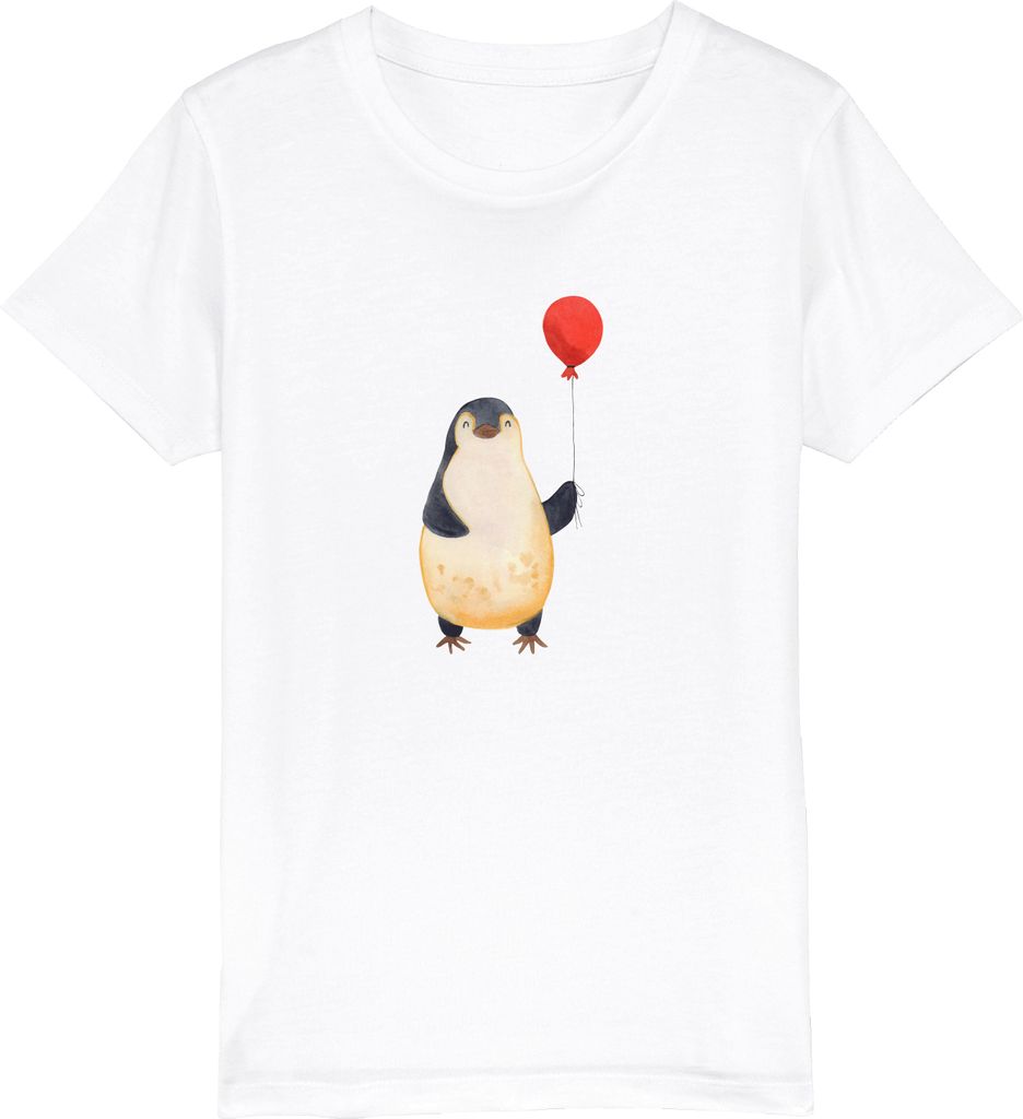 Mr. & Mrs. Panda Kleinkinder T-Shirt Pinguin Luftballon Produktbild 