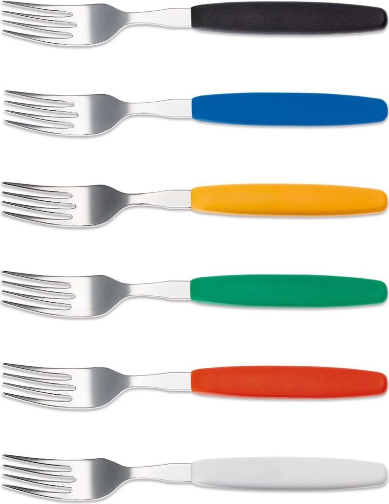 6er Set Giesser Messer Besteck Gabel Essgabel Steakgabel - Produktbild 